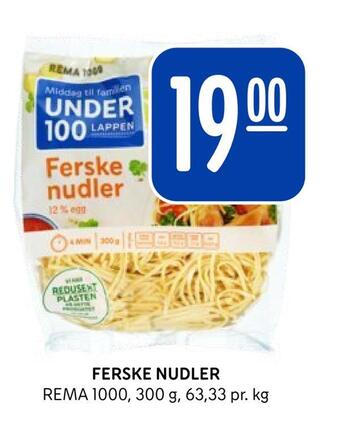 Rema 1000 Ferske nudler tilbud