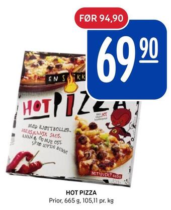 Rema 1000 Hot pizza tilbud