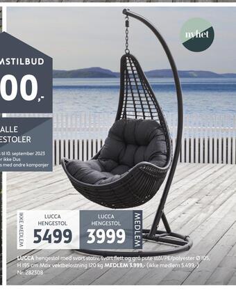 Bohus Lucca hengestol tilbud
