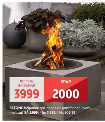 Bohus Betong bålpanne tilbud