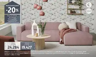 Bohus Otello 3,5 seter sofa tilbud