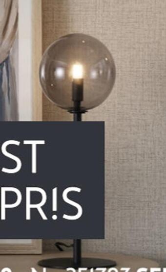 Bohus Septer bordlampe tilbud
