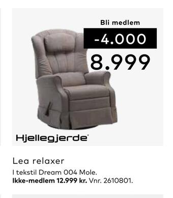 Skeidar Lea relaxer tilbud