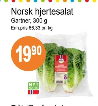 Joker Norsk hjertesalat tilbud