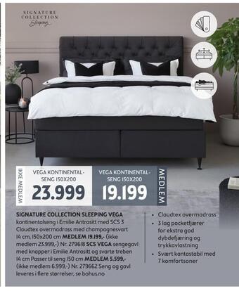 Bohus Signature collection sleeping vega tilbud