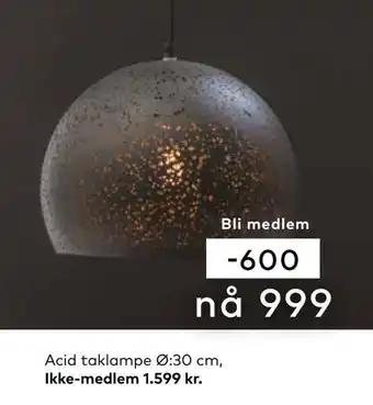 Skeidar Acid taklampe ø:30 cm tilbud