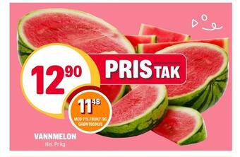 Coop Extra Vannmelon tilbud