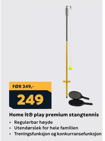 Megaflis Home it® play premium stangtennis tilbud