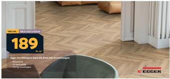 Megaflis Egger pro rillington mørk eik 8mm clic-it laminatgulv tilbud