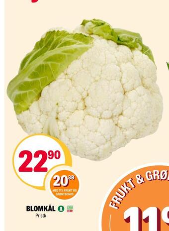 Coop Extra Blomkål tilbud