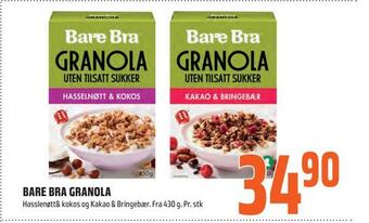 Coop Obs Bare bra granola tilbud