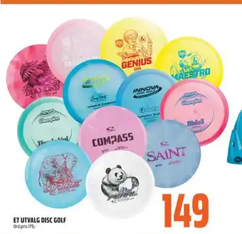 Coop Obs Et utvalg disc golf tilbud