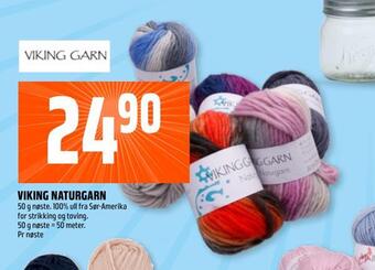 Coop Obs Viking naturgarn tilbud