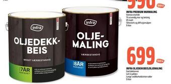Coop Obs Infra oljedekkbeis/oljemaling tilbud