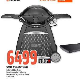 Coop Obs Weber q 3200 gassgrill tilbud