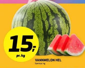 Bunnpris Ukjent vannmelon tilbud