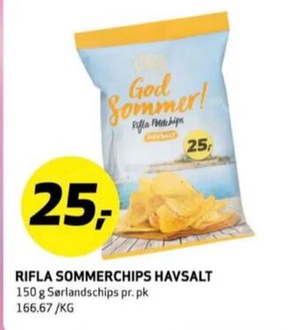 Bunnpris Sørlandschips chips tilbud