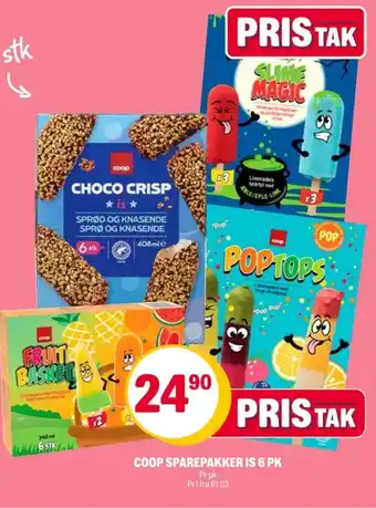 Coop Extra Poptops ispinner tilbud