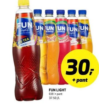 Bunnpris Fun light saft tilbud
