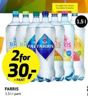 Bunnpris Farris mineralvann tilbud