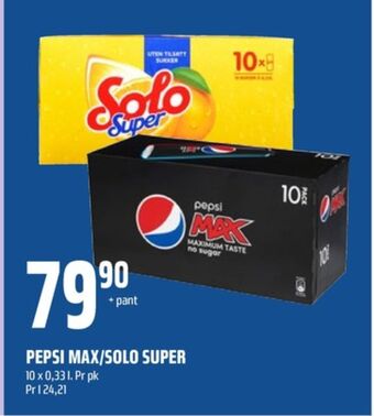 Coop Obs Pepsi max brus tilbud