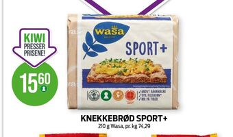 Kiwi Wasa knekkebrød tilbud