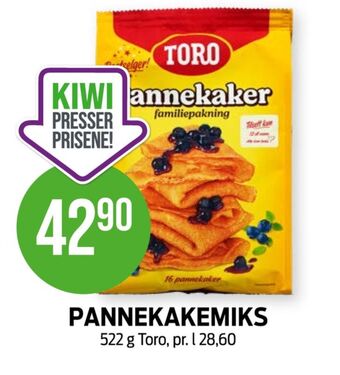 Kiwi Toro pannekakemix tilbud