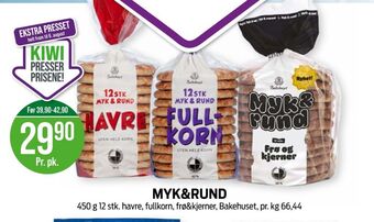 Kiwi Myk & rund brød tilbud