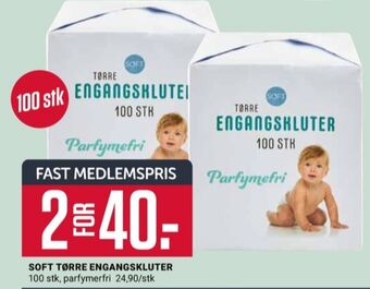 Europris Soft vaskeservietter tilbud
