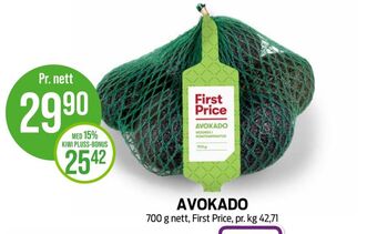 Kiwi First price avokado tilbud