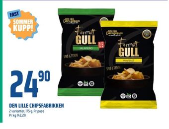 Coop Obs Den lille chipsfabrikken chips tilbud