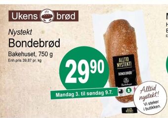 Joker Bakehuset brød tilbud