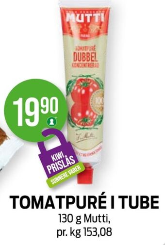 Kiwi Mutti tomatpure tilbud