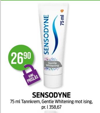 Kiwi Sensodyne tannkrem tilbud