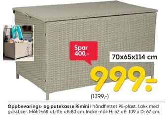 Rusta Ukjent putekasse tilbud