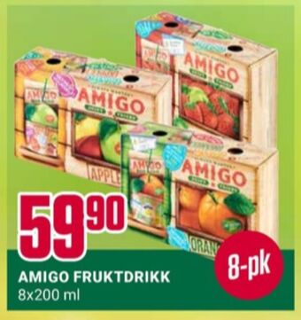 Europris Amigo juice tilbud