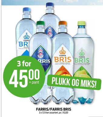 Kiwi Farris mineralvann tilbud
