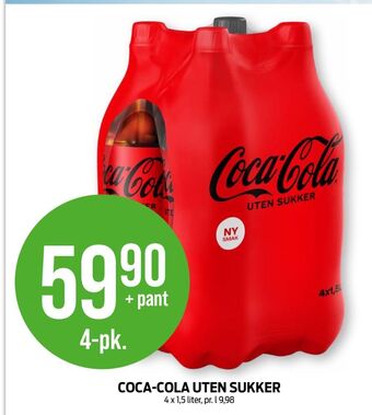 Kiwi Coca-cola zero brus tilbud