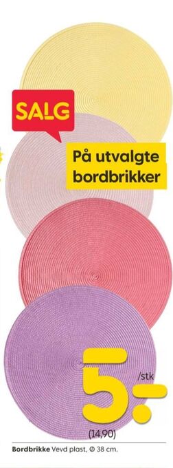 Rusta Ukjent bordbrikke tilbud