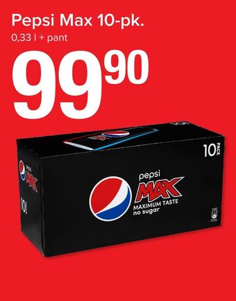 Eurospar Pepsi max brus tilbud