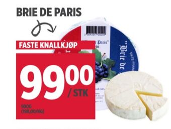 Meny Brie de paris brie tilbud