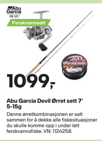 Abu garcia devil ørret sett 7' 5-15g