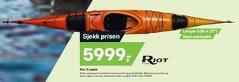 XXL Sport Riot 17, kajakk tilbud