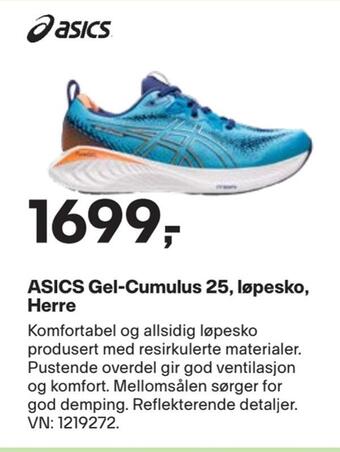 XXL Sport Asics gel-cumulus 25, løpesko, herre tilbud