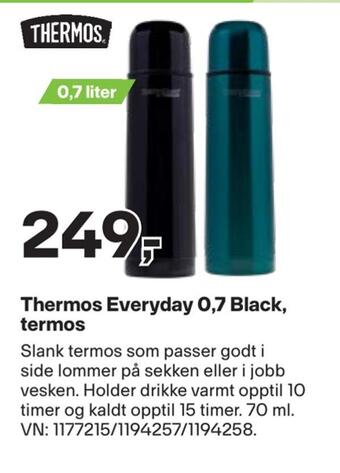 XXL Sport Thermos everyday 0,7 black, termos tilbud