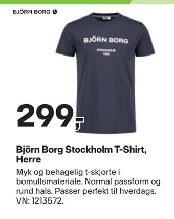 XXL Sport Björn borg stockholm t-shirt, herre tilbud