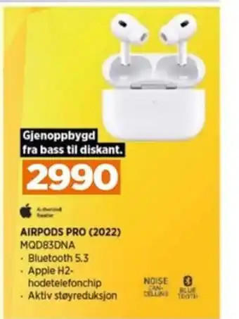 POWER AIRPODS PRO (2022) MQD83DNA tilbud