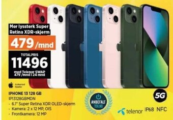 POWER IPHONE 13 128 GB IP13128GBMDN tilbud