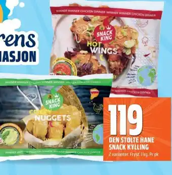 Coop Obs DEN STOLTE HANE SNACK KYLLING tilbud