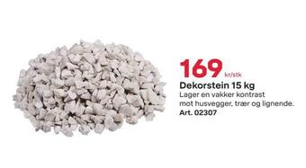 Byggmax Dekorstein 15 kg tilbud
